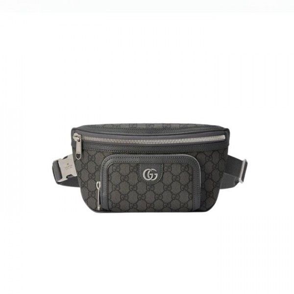 GUCCI-‎‎733868 8576 구찌 그레이/블랙 GG 수프림 오피디아 벨트백