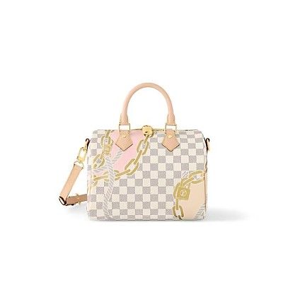 LOUIS VUITTON-N40473 루이비통 다미에 아주르 노티컬 프린트 스피디 반둘리에 25